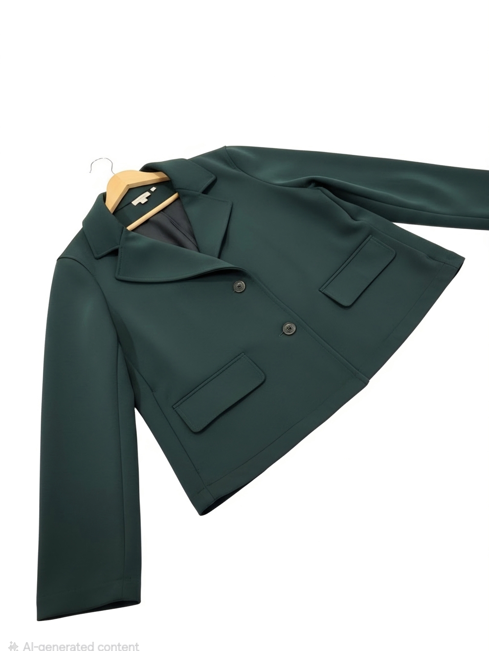Chico's Forest Green Cropped Blazer XL